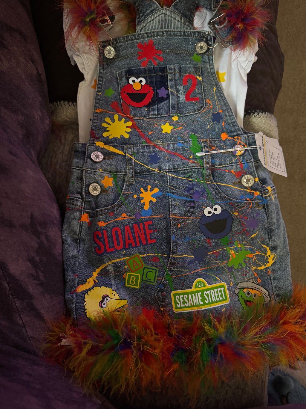 🎉Custom Birthday Overall Dress Outfit Set🎉