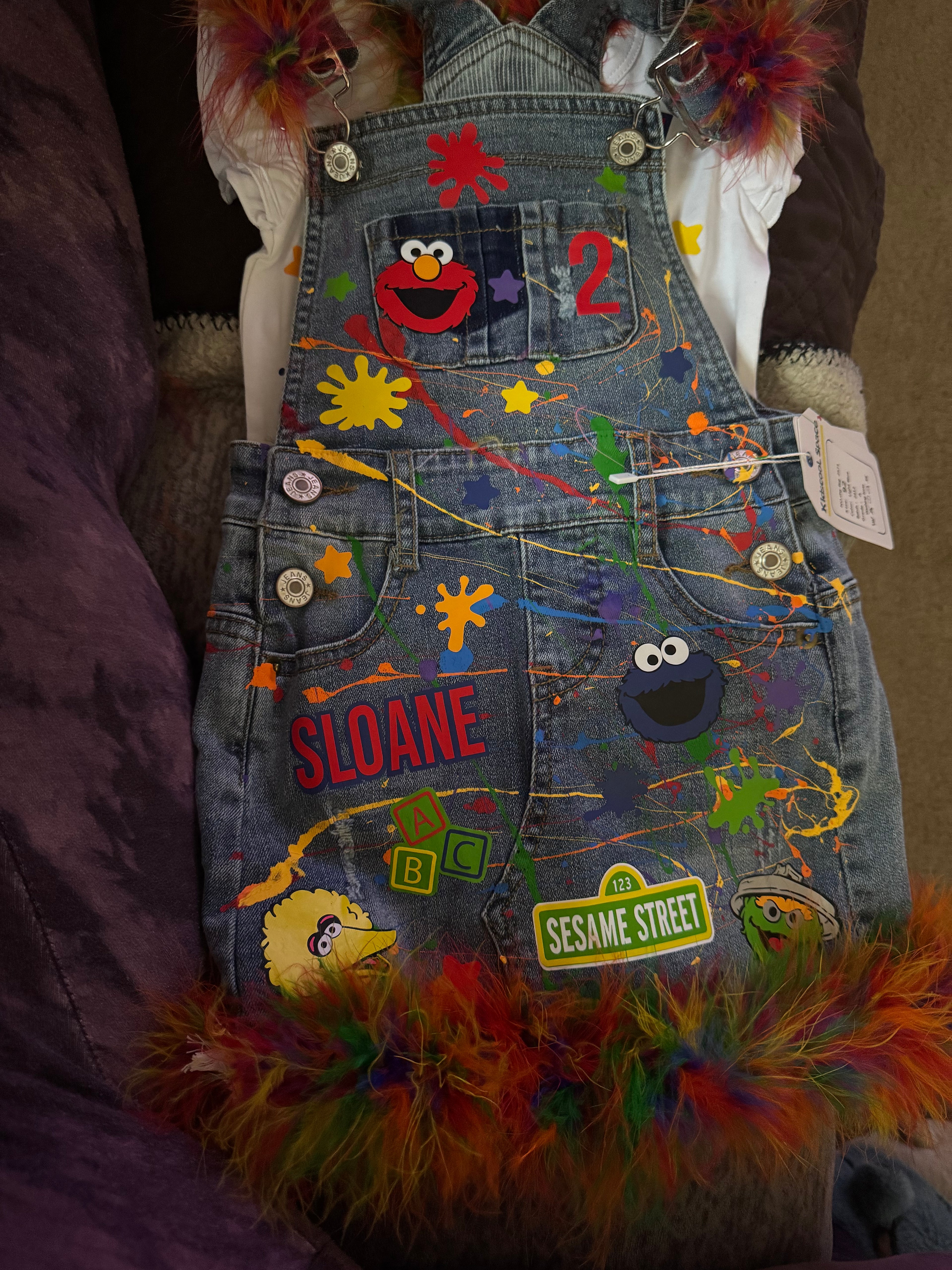 🎉Custom Birthday Overall Dress Outfit Set🎉