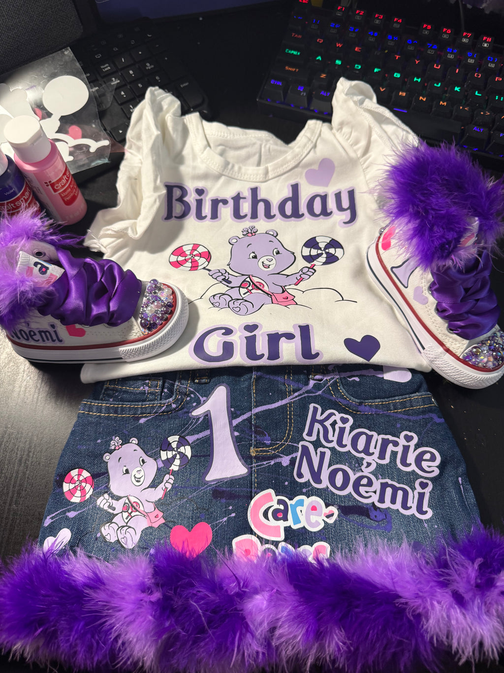 🎉Custom Birthday Skirt Outfit Set🎉
