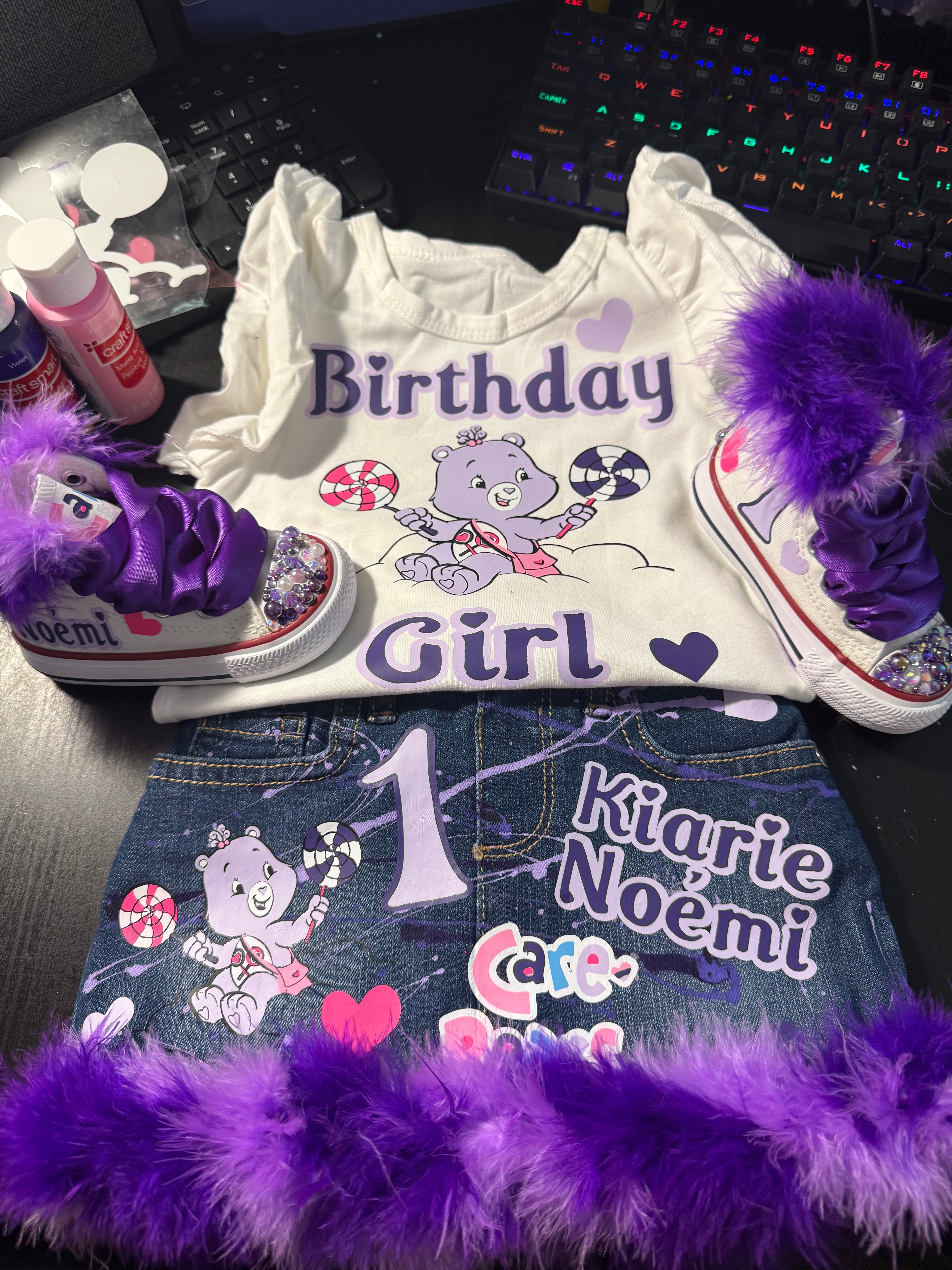 🎉Custom Birthday Skirt Outfit Set🎉