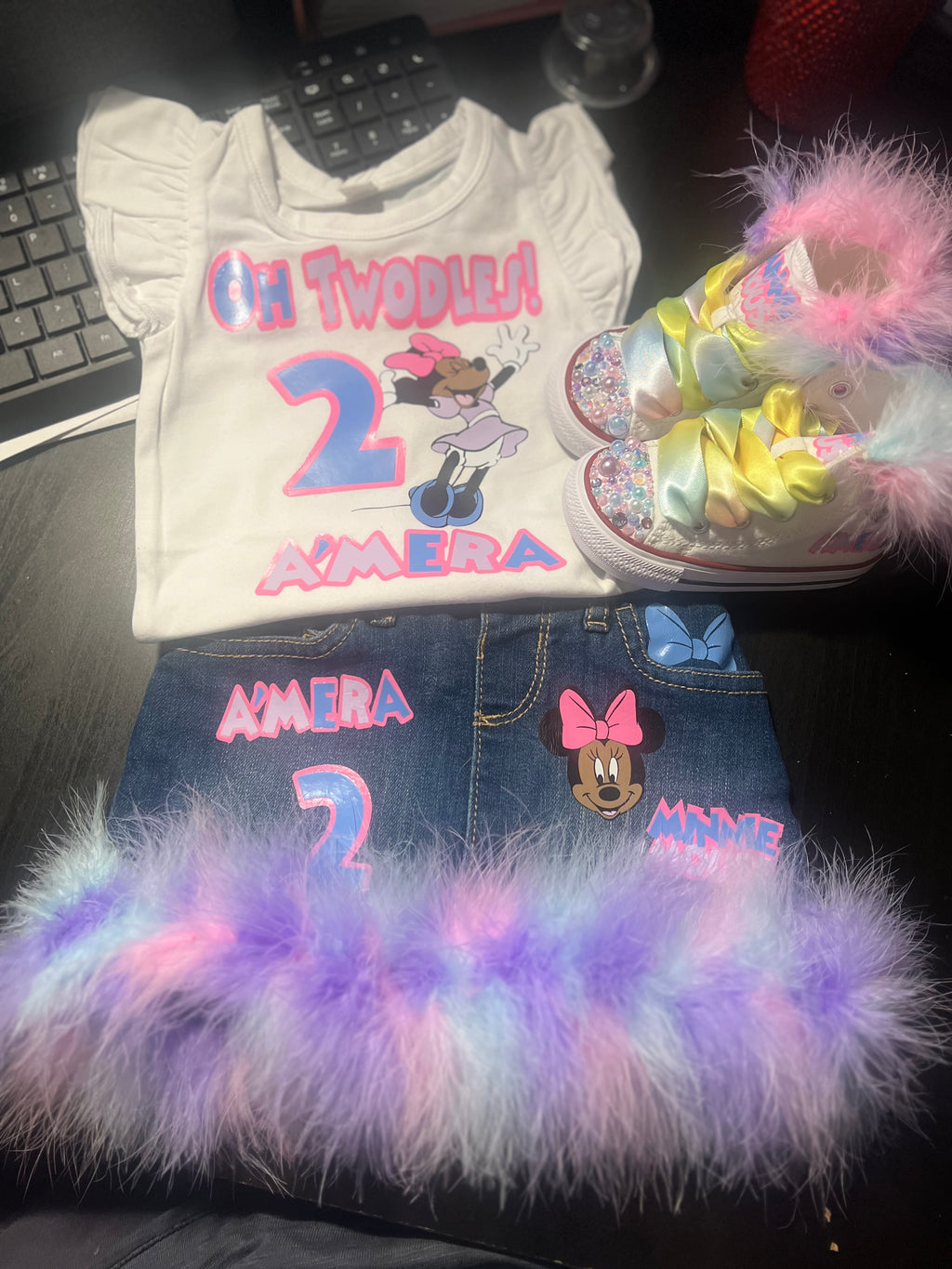 🎉Custom Birthday Skirt Outfit Set🎉