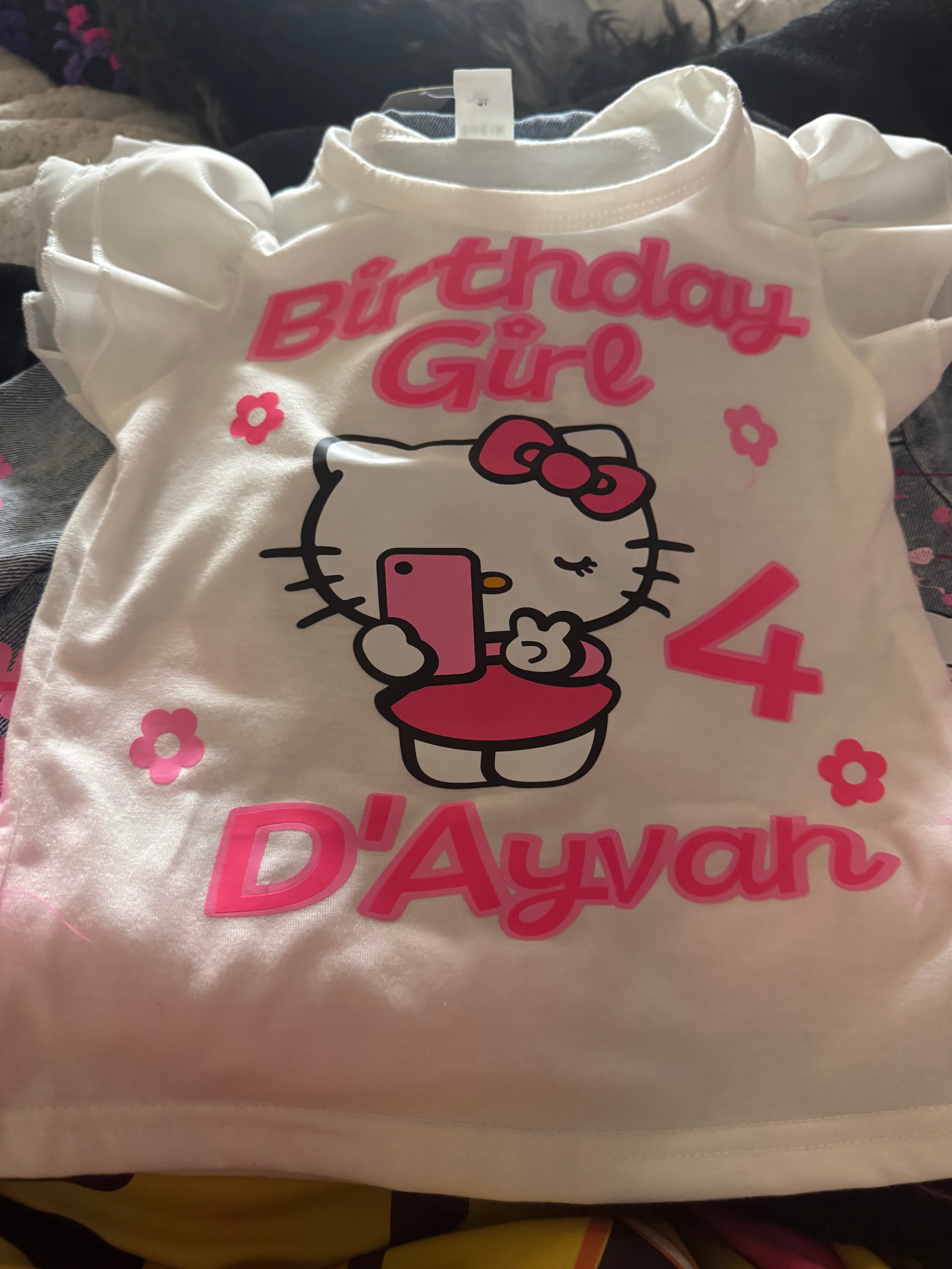 🎉Custom Birthday Skirt Outfit Set🎉