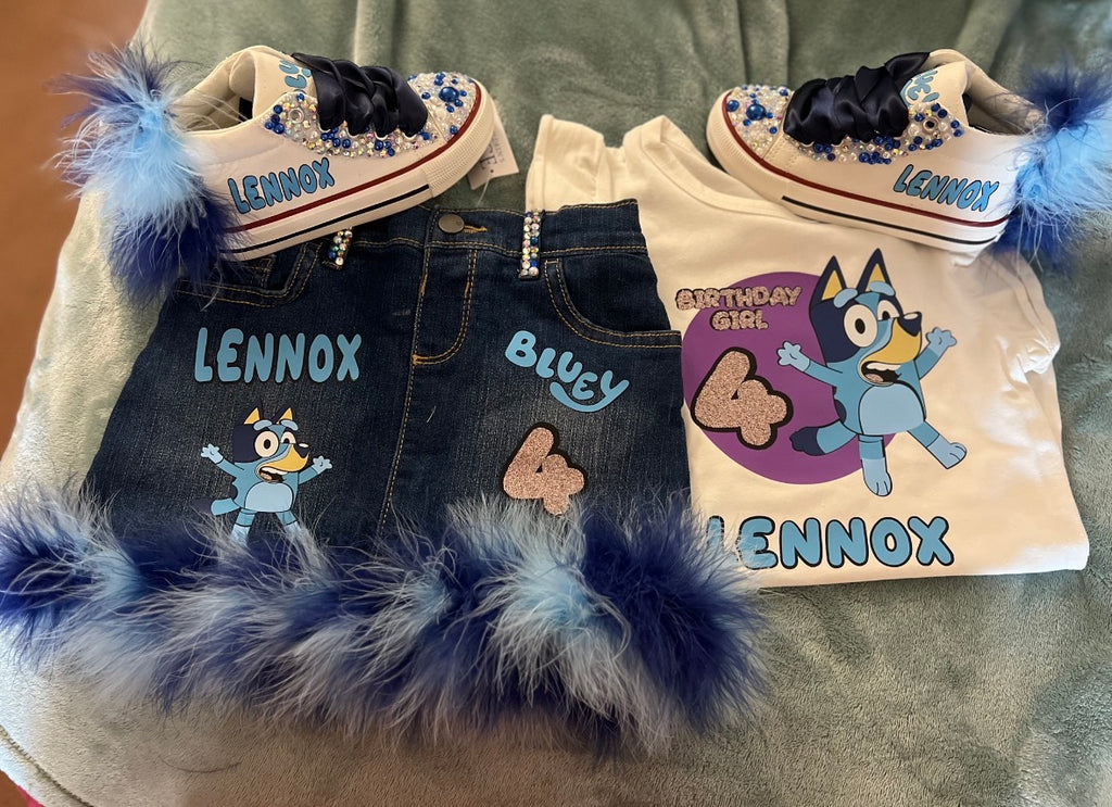 🎉Custom Birthday Skirt Outfit Set🎉