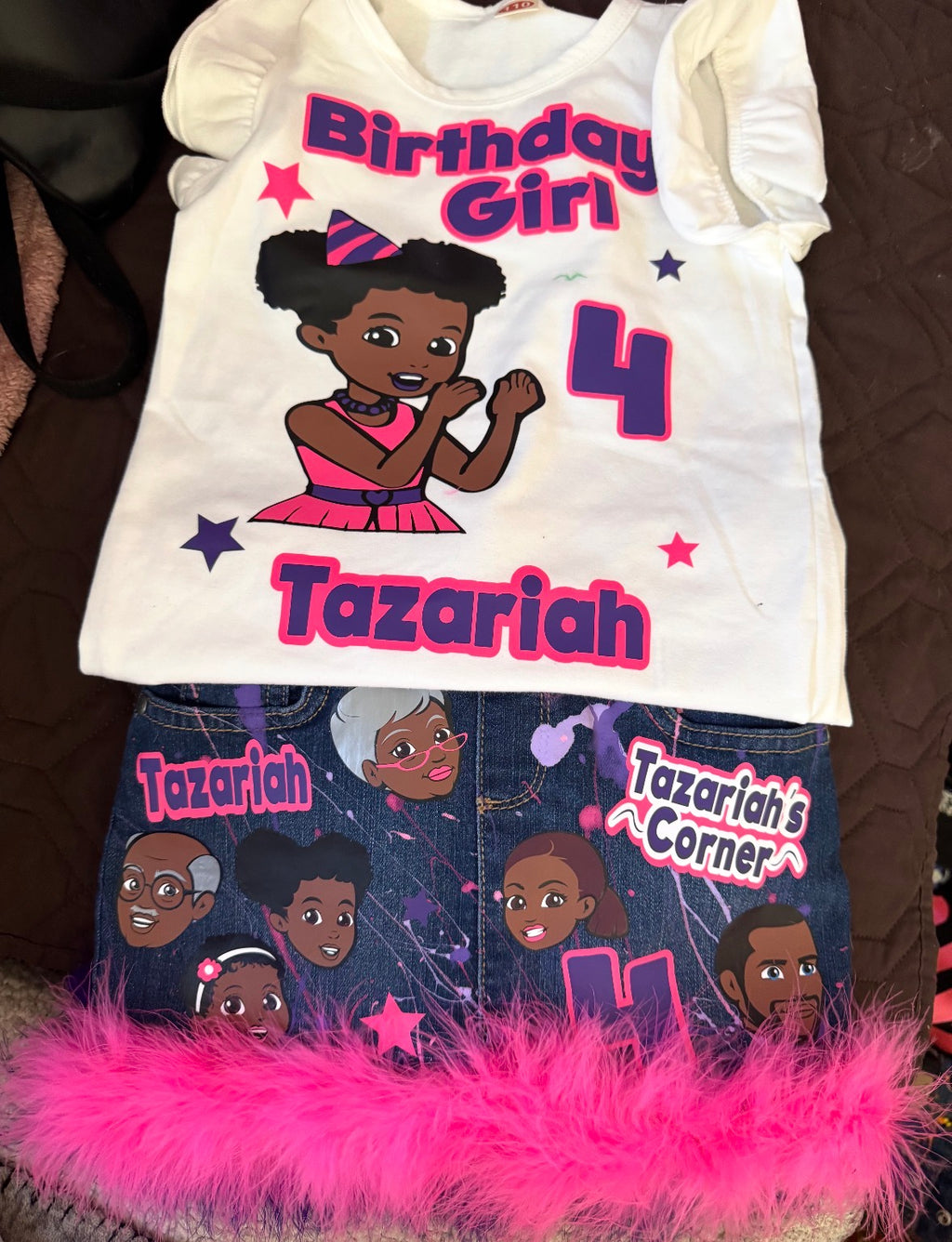 🎉Custom Birthday Skirt Outfit Set🎉