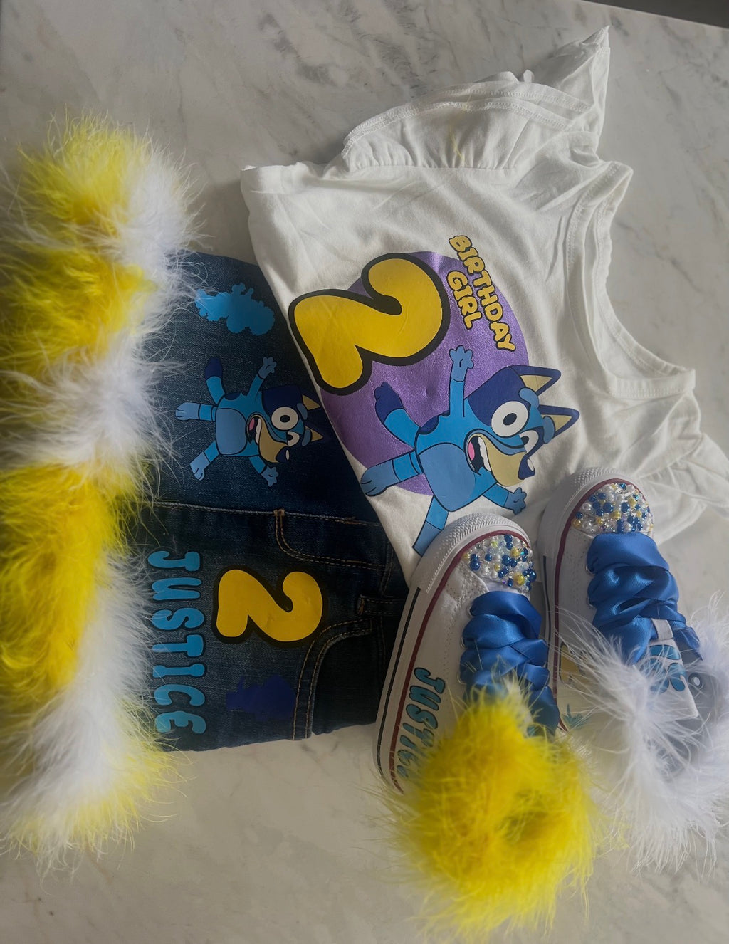 🎉Custom Birthday Skirt Outfit Set🎉