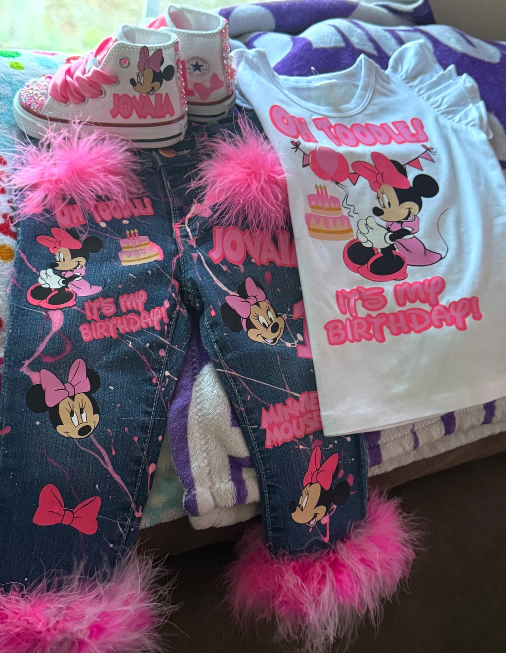 🎉Custom Birthday Pants Outfit Set🎉