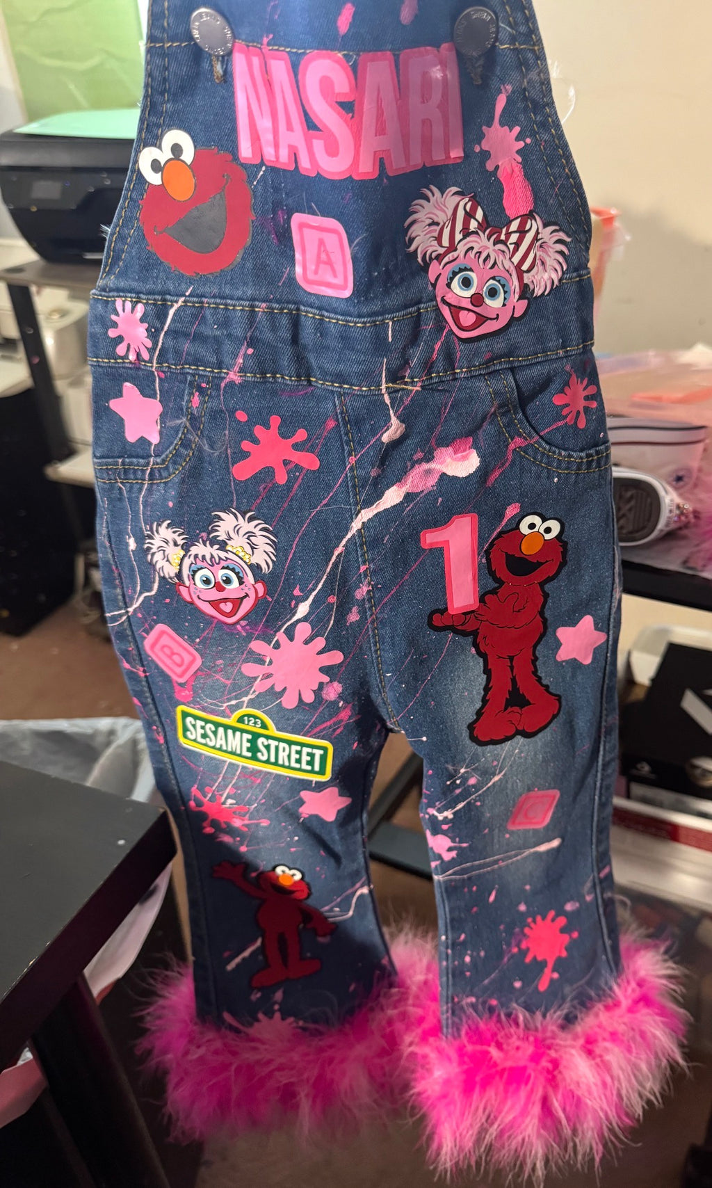 🎉Custom Birthday Overall Pants Outfit Set🎉