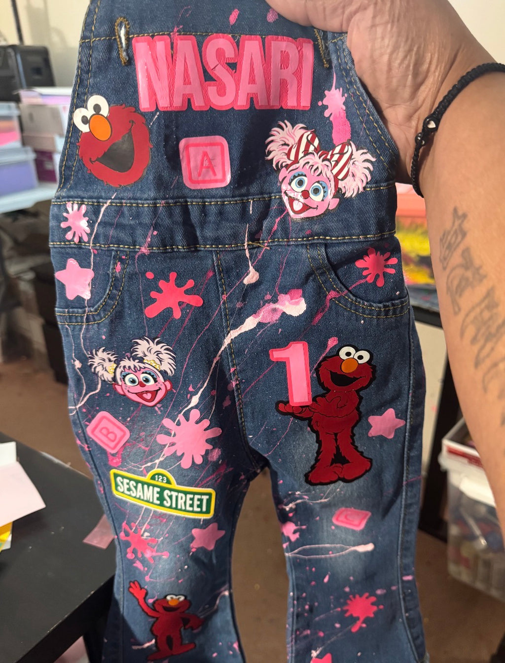 🎉Custom Birthday Overall Pants Outfit Set🎉