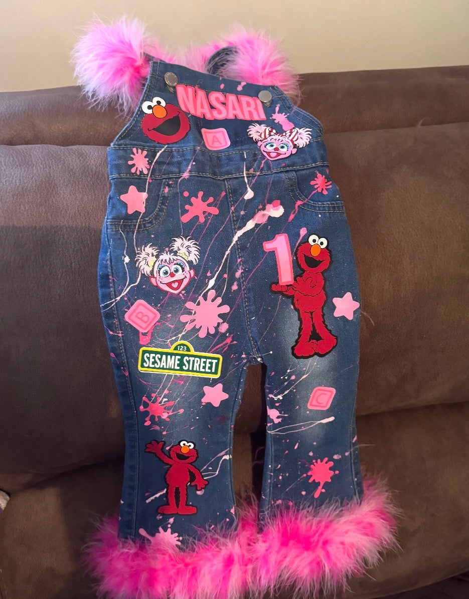 🎉Custom Birthday Overall Pants Outfit Set🎉