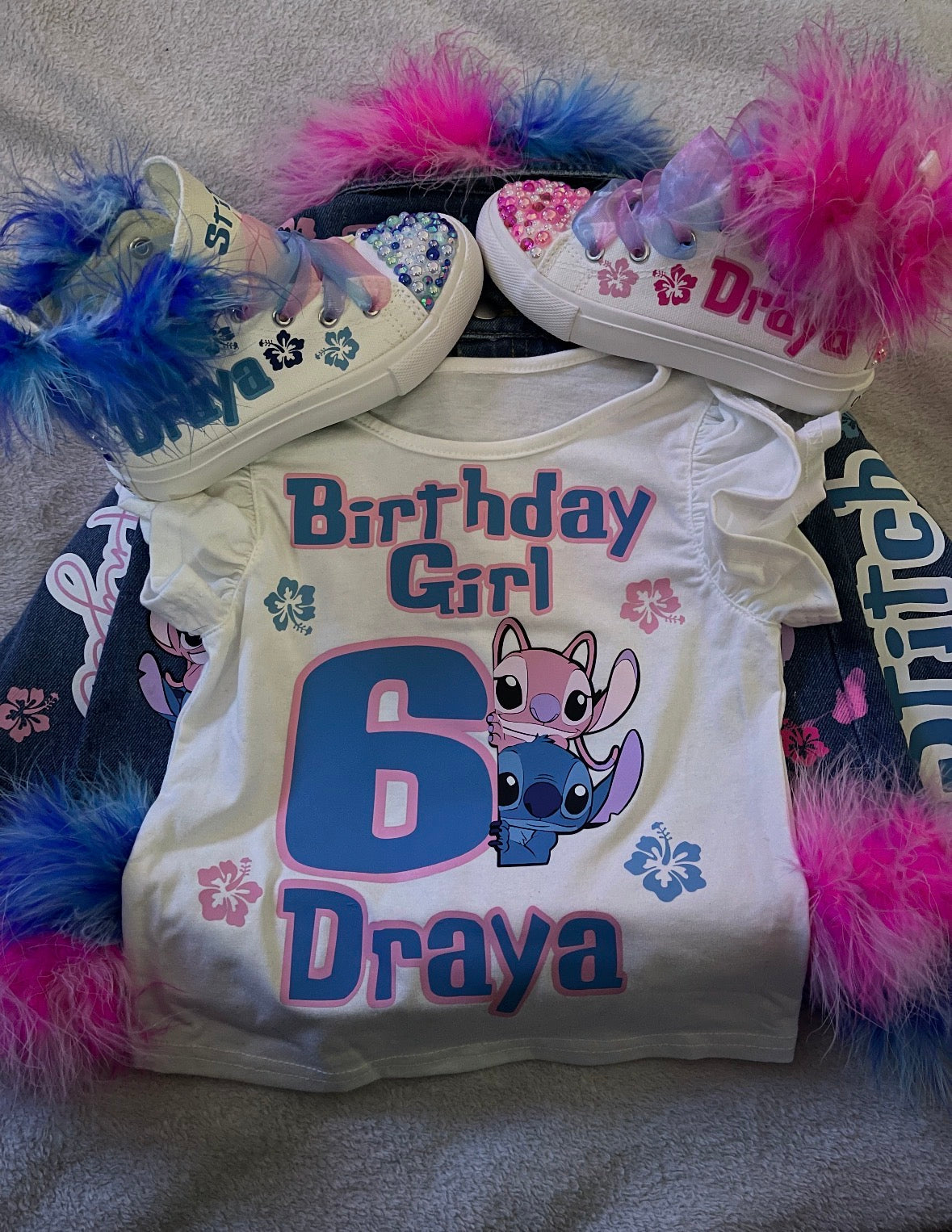 🎉Custom Birthday Jacket and Skirt Outfit Set🎉