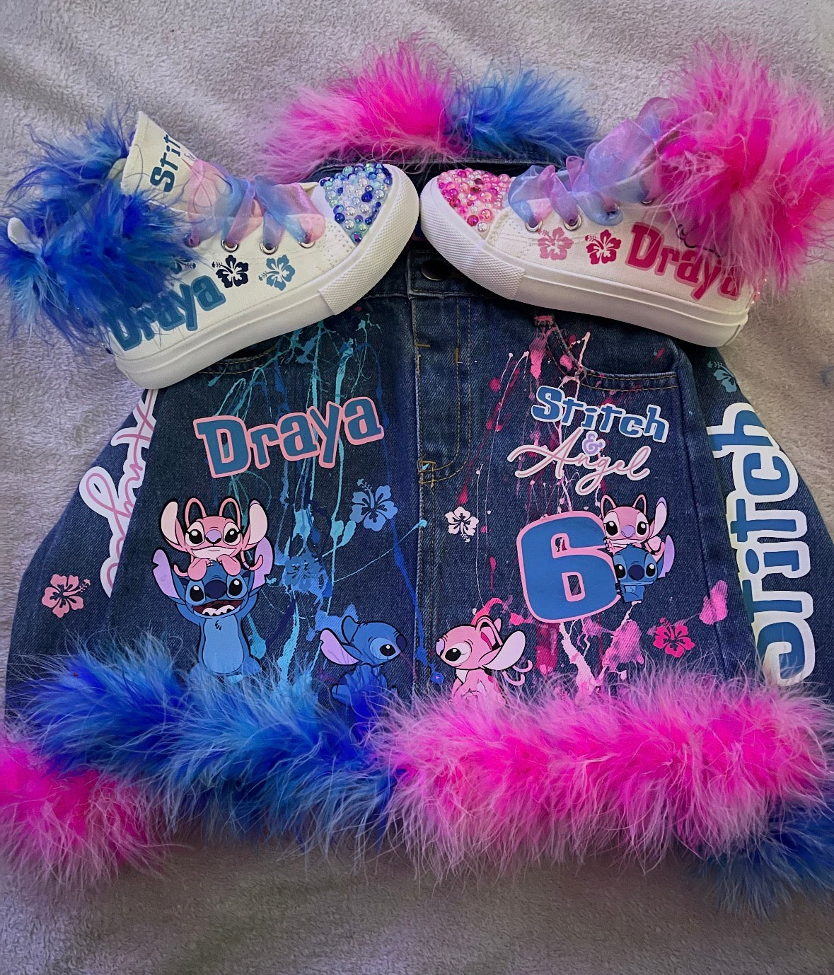 🎉Custom Birthday Jacket and Skirt Outfit Set🎉