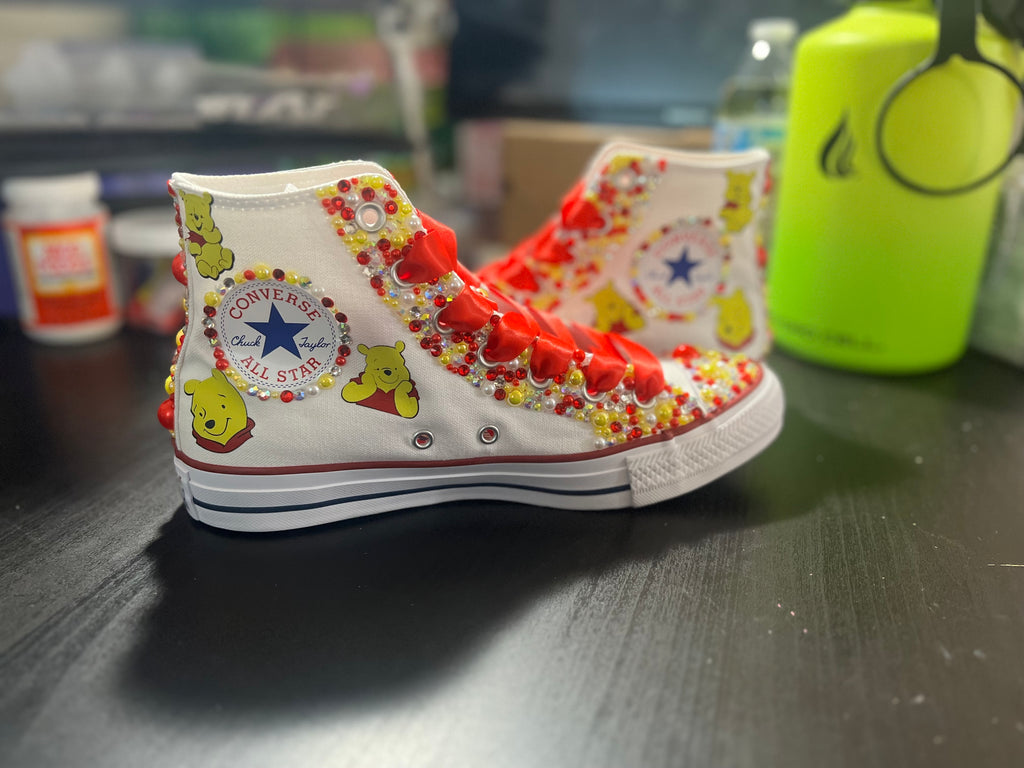 🎉Custom Pearl & Rhinestone Shoes🎉