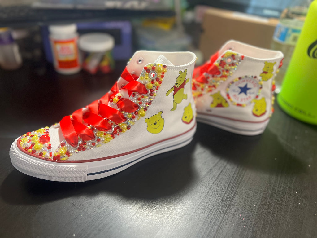 🎉Custom Pearl & Rhinestone Shoes🎉
