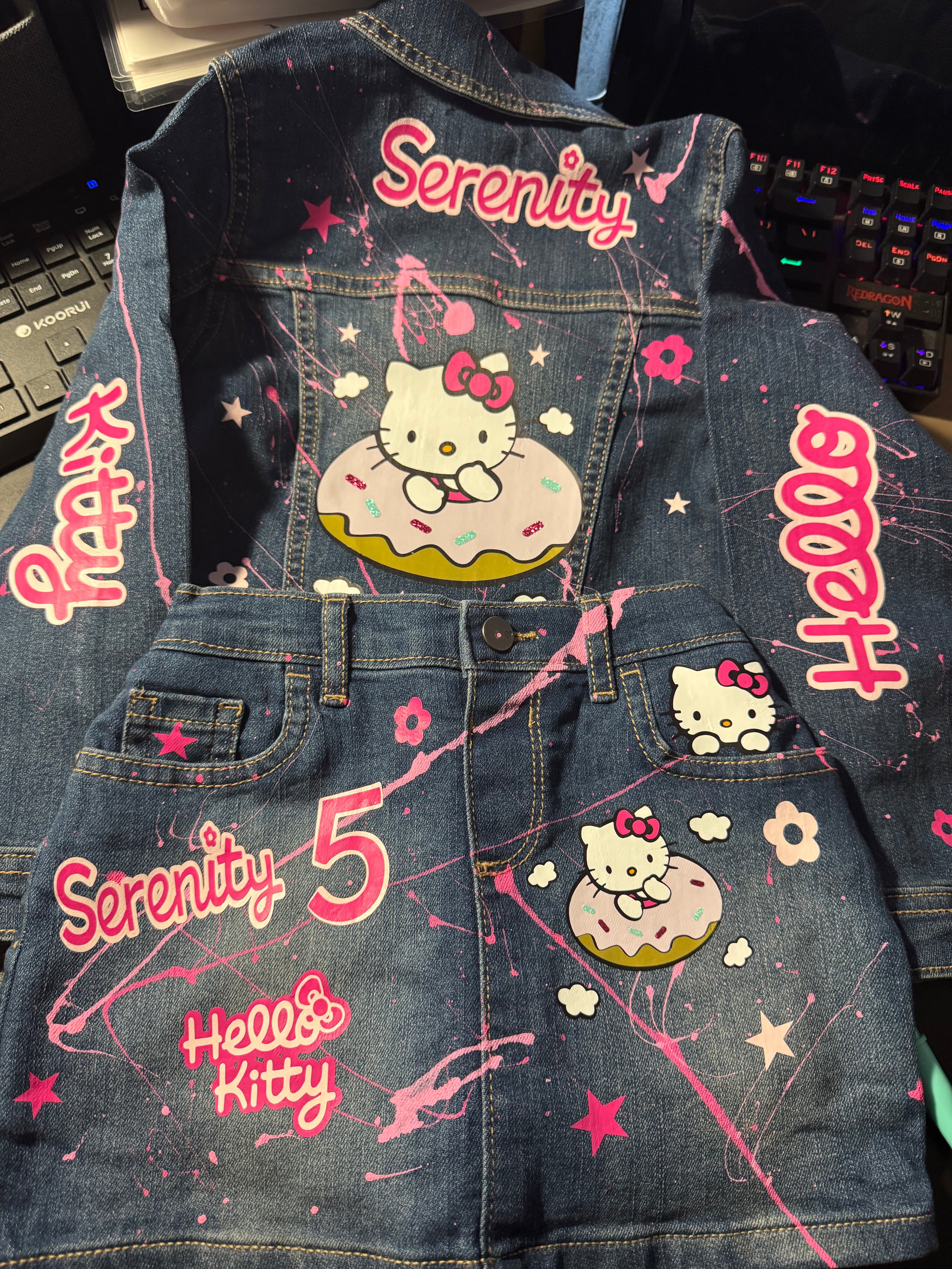 🎉Custom Birthday Jacket and Skirt Outfit Set🎉