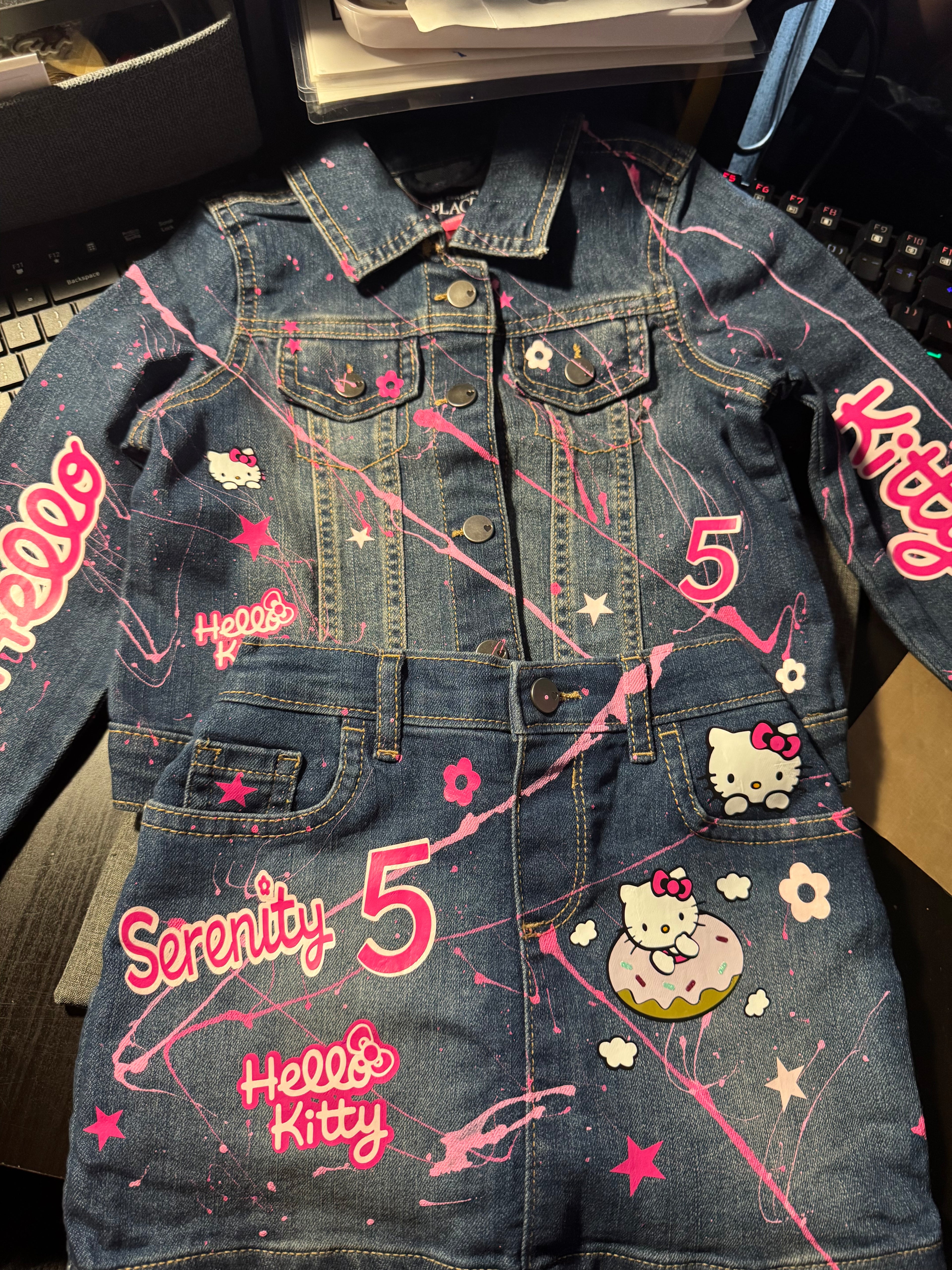 🎉Custom Birthday Jacket and Skirt Outfit Set🎉